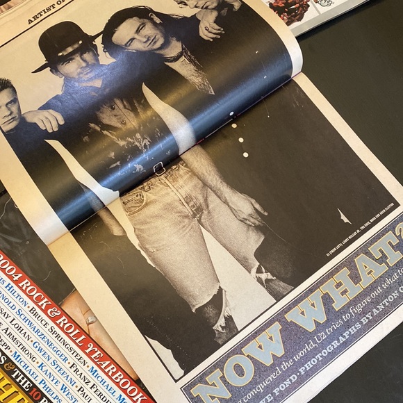 Vintage U2 Cover’s on Rolling Stones Magazine - lot of 4- rare find-gently used - Picture 8 of 15